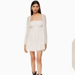 Aritzia Wilfred Tempest Mini Dress in beautiful purple